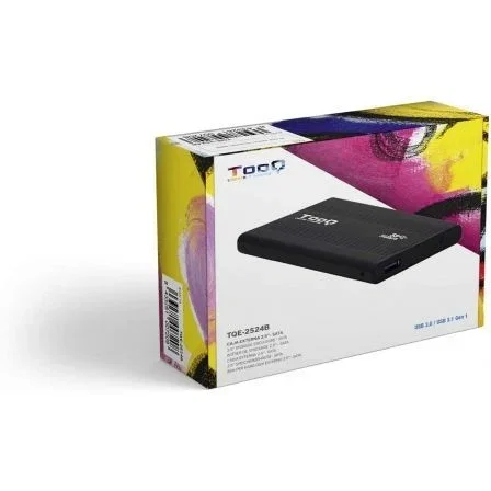 TooQ TQE-2524B Caja Externa para Disco Duro 2.5" USB 3.1 Gen 1, SATA I/II/III, Compatible Hasta 4TB, Plug & Play para Windows/Mac/Linux TooQ TQE-2524B Caja Externa para Disco Duro 2.5" USB 3.1 Gen 1, SATA I/II/III, Compatible Hasta 4TB, Plug & Play para Windows/Mac/Linux
